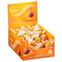 Lindt LINDOR Caramel Milk Chocolate Truffles, Milk Chocolate Candy 25.4 oz.