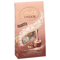 Lindt LINDOR Fudge Swirl Milk Chocolate Truffles, Milk Chocolate Candy, 5.1 oz. Bag (6 Pack)