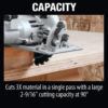 Makita XSR01PT 18-Volt X2 LXT 5.0Ah Lithium-Ion (36-Volt) Brushless Cordless Rear Handle 7-1/4 in. Circular Saw Kit