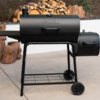 Nexgrill 29 in. Barrel Charcoal Grill/Smoker in Black