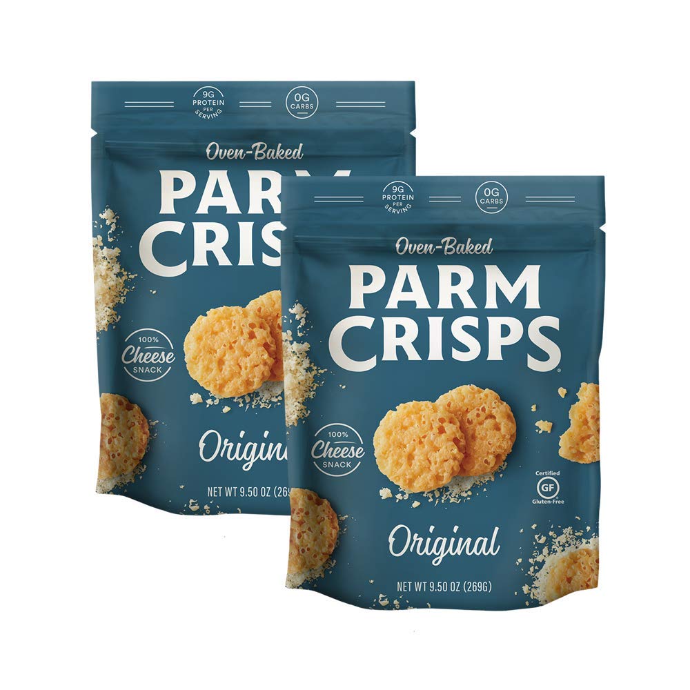 ParmCrisps – Party Size Original Cheese Parm Crisps, 9.5 Oz, 2 Pack ...