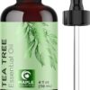 Pure Tea Tree Oil 4oz - Australian Tea Tree Essential Oil for Hair Skin and Nails
