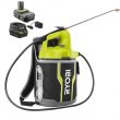 RYOBI P2830 ONE+ 18V Cordless Battery 2 Gal. Chemical Sprayer and Backpack Holster with 2.0 Ah Battery and Charger