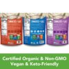 Rhythm Superfoods Cauliflower Bites, Mission Nutrition Keto Box (6 Pack)