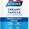 Atkins Creamy Protein-Rich Shake With Creamy Vanilla, 12 Count