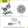 RYOBI TSS121 12 in. Sliding Compound Miter Saw with LED RYOBI TSS121 12 in. Sliding Compound Miter Saw with LED