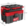 Milwaukee 0970-20 M18 FUEL PACKOUT 18-Volt Lithium-Ion Cordless 2.5 Gal. Wet/Dry Vacuum (Tool-Only)