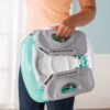 Summer Deluxe Comfort Folding Booster Seat, Elephant Love, Grey