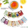 Tea Gift Set for Tea Lovers, Includes Double Insulated Tea Cup 12 Uniquely Blended Teas