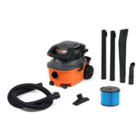 RIDGID WD4080 4 Gallon 6.0-Peak HP Wet/Dry Shop Vacuum with Detachable Blower, Fine Dust Filter, Hose and Accessories