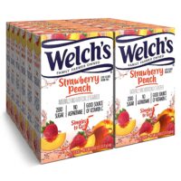 Welch's Singles To Go Water Drink Mix -Strawberry Peach, 0.48 Ounce (Pack of 12)