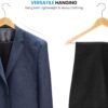 ZOBER High-Grade Wooden Suit Hangers (20 Pack), Brown