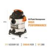 RIDGID WD1060 10 Gal. 6.0-Peak HP Stainless Steel Wet/Dry Shop Vacuum with Filter, Hose and Accessories RIDGID WD1060 10 Gal. 6.0-Peak HP Stainless Steel Wet/Dry Shop Vacuum with Filter, Hose and Accessories