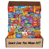The Snack Shack 60 Snack Box - Quality Snacks Variety Pack for Adults Students Soldiers Inmates