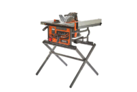 RIDGID R4540 Table Saw with Scissor Stand