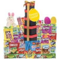 SWEET CHOICE GIFTBASKETS Premade Easter Care Package Tower gift