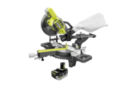 RYOBI PBT01B-PBP004 ONE+ 18V Cordless 7-1/4 in. Sliding Compound Miter Saw
