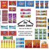 The Snack Shack 60 Snack Box - Quality Snacks Variety Pack for Adults Students Soldiers Inmates