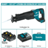Makita XRJ05T 18-Volt 5.0Ah LXT Lithium-Ion Brushless Cordless Recipro Saw Kit