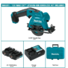 Makita SH02R1 12-Volt Max CXT Lithium-Ion Cordless 3-3/8 in. Circular Saw Kit, Case (2.0Ah)