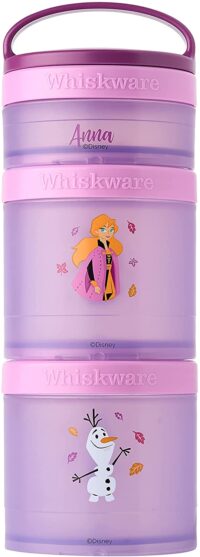 Whiskware Disney Frozen Stackable Snack Pack, 2 1/3 cups, Anna and Olaf