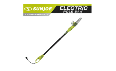 Sun Joe SWJ807E 2-in-1 10 in. 8 amp Electric Convertible Pole Chainsaw