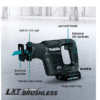 Makita XRJ07R1B 18-Volt LXT Sub-Compact Lithium-Ion Brushless Cordless Recipro Saw Kit (2.0 Ah)