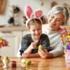 Easter Snack Gift Tin Basket - Easter Candy, Eggs, Easter Chocolates