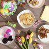 SWEET CHOICE GIFTBASKETS Premade Easter Care Package Tower gift - Candy Snacks Treats SWEET CHOICE GIFTBASKETS Premade Easter Care Package Tower gift - Candy Snacks Treats