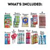 BITEBOX Snack Box Variety Pack Care Package (45 Count)