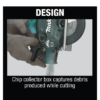 Makita XSC04Z 18-Volt LXT Lithium-Ion Brushless Cordless 5-7/8 in. Metal Cutting Saw with Electric Brake and Chip Collector Tool-Only Makita XSC04Z 18-Volt LXT Lithium-Ion Brushless Cordless 5-7/8 in. Metal Cutting Saw with Electric Brake and Chip Collector Tool-Only