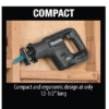 Makita XRJ07ZB 18-Volt LXT Sub-Compact Lithium-Ion Brushless Cordless Reciprocating Saw (Tool-Only)