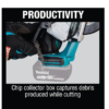 Makita XSC03Z 18-Volt LXT Lithium-Ion Cordless 5-3/8 in. Metal Cutting Saw with Electric Brake and Chip Collector Tool-Only