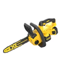 DEWALT DCCS620P1 12 in. 20V MAX Lithium-Ion Cordless Brushless Chainsaw with (1) 5.0Ah Battery and Charger Included