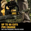 DEWALT DCCS620P1 12 in. 20V MAX Lithium-Ion Cordless Brushless Chainsaw with (1) 5.0Ah Battery and Charger Included DEWALT DCCS620P1 12 in. 20V MAX Lithium-Ion Cordless Brushless Chainsaw with (1) 5.0Ah Battery and Charger Included