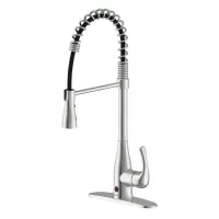 FLOW Motion Activated Single, Down Spring Neck Sprayer Kitchen Faucet