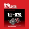Milwaukee 2830-20 M18 FUEL 18-Volt Lithium-Ion Cordless 7-1/4 in. Rear Handle Circular Saw (Tool-Only)
