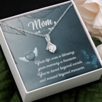 Mom Necklace - Diamond Necklace, Gift for Mom, Mother's day gifts