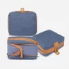 Pack-It-All Bundle 2x Packing Cubes & 1x Wash Pouch, Blue