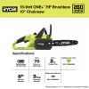 RYOBI P2520 ONE+ HP 18V Brushless 10 in. Cordless Battery Chainsaw, Battery and Charger