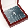 White gold necklaces, necklace gift box, Gift for Mother's Day, necklaces for Women, 19.5mm x 16mm