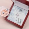 White Gold necklaces, Gift for Mother's Day, necklaces for Women, Gift box for Girlfriend