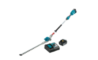 Makita XNU01T 18-Volt LXT Lithium-Ion Brushless 20 in. Articulating Pole Hedge Trimmer Kit (5.0 Ah)