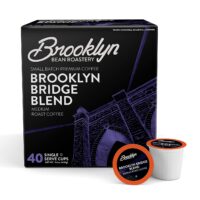 Brooklyn Beans Brooklyn Bridge Blend Gourmet Coffee, Compatible with 2.0 Keurig K Cup Brewers, 40 Count