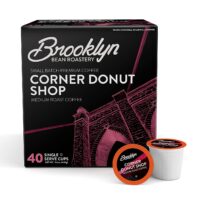 Brooklyn Beans Corner Donut Shop Gourmet Coffee Pods, Compatible with 2.0 Keurig K Cup Brewers, 40 Count