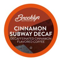Brooklyn Beans Decaf Coffee Pods, Cinnamon Subway, Compatible with 2.0 Keurig Coffee Pods K Cup Brewers, 40 Count
