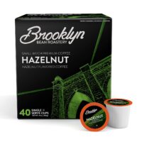 Brooklyn Beans Hazelnut Gourmet Coffee Pods, Compatible with 2.0 Keurig K Cup Brewers, 40 Count