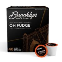Brooklyn Beans Oh Fudge Gourmet Coffee Pods, Compatible with 2.0 Keurig K Cup Brewers, 40 Count