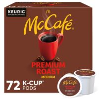 McCafe Premium Roast, Keurig Single Serve K-Cup Pods, Medium Roast Coffee Pods, 72 Count