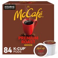 McCafe Premium Medium Roast K-Cup Coffee Pods, Premium Roast, 84 Count For Keurig Brewers